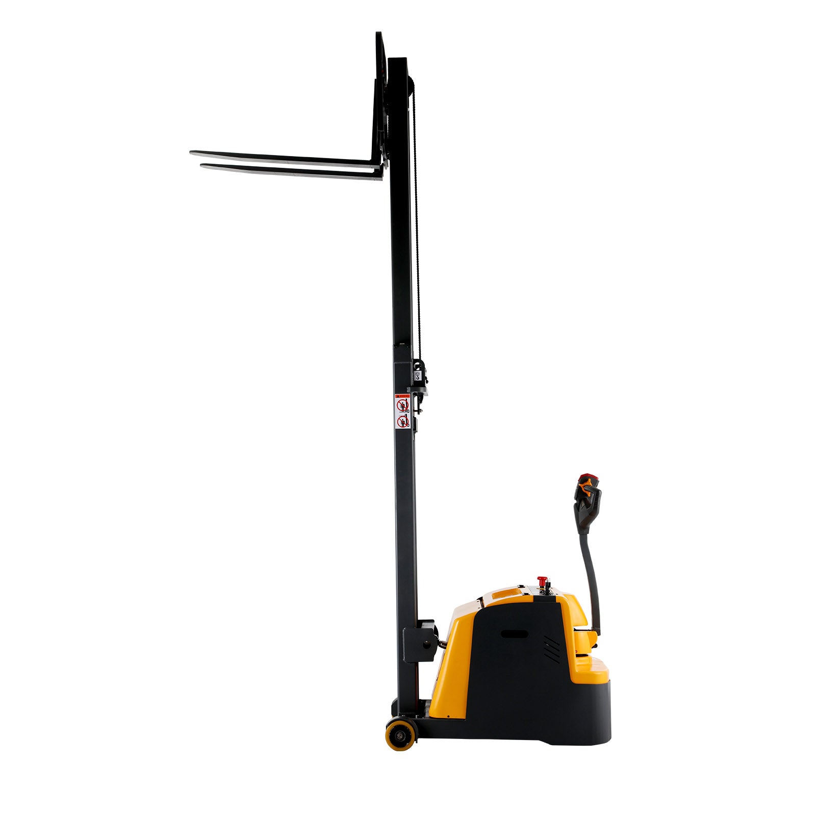 Electric Counterbalance Stacker – 1200 lb Capacity, 118" Lift Height