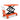 Hydraulic Double Scissor Lift Table Cart 1760 lbs Capacity, 59" Extended Table Height, T-2010