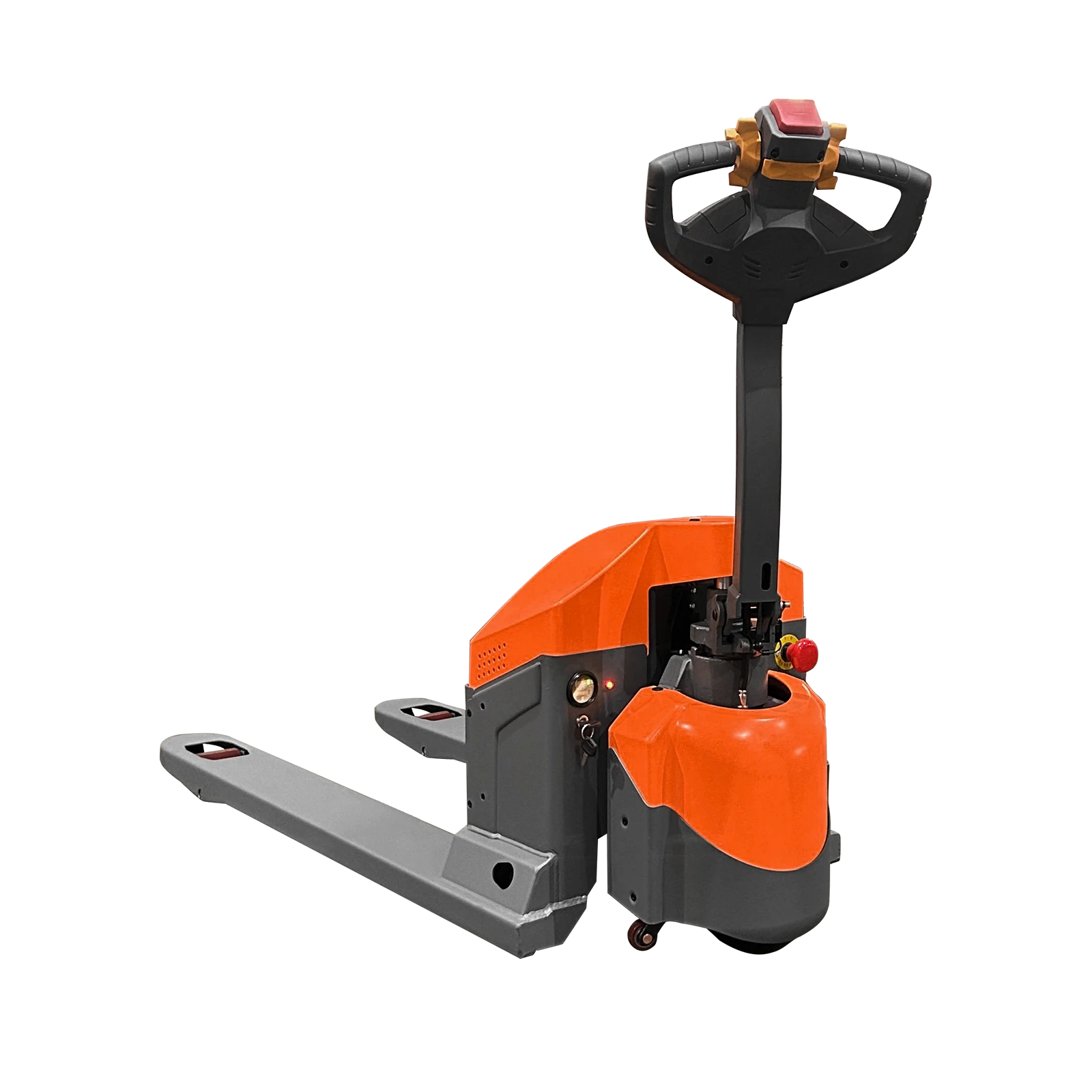 Electric Pallet Jack 3300-4400 lb Capacity with 48"L x 27"W Forks Gel Battery Powered