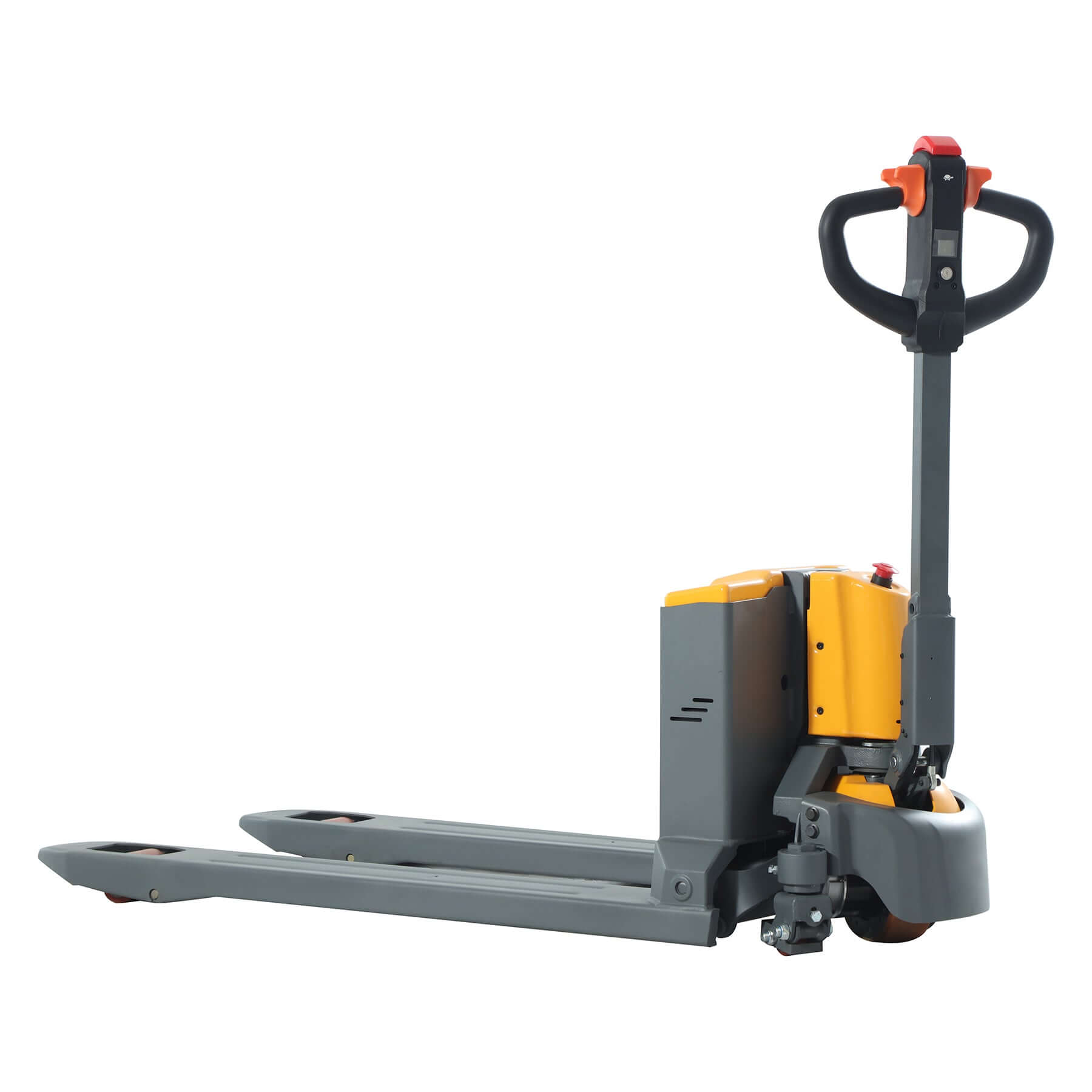 Transpalette électrique d'une capacité de 3 300/4 400 lb avec fourches de 48 po L x 27 po l, conception légère au lithium