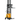 Semi-Electric Stacker – 3300 lb Capacity, 118" Lift Height, Fixed Legs with Adjustable Forks
