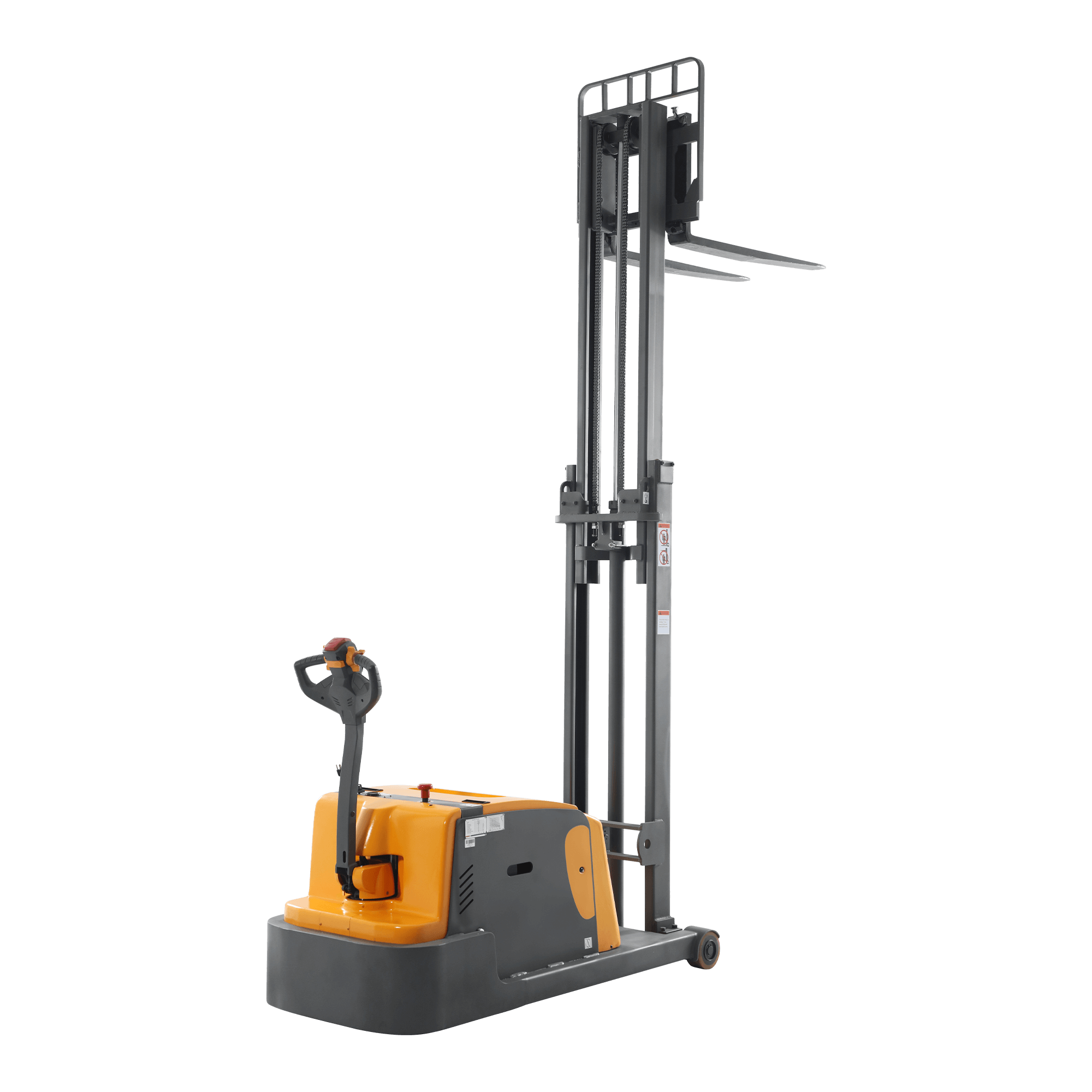 Electric Counterbalance Stacker – 3300 lb Capacity, 118" Lift Height
