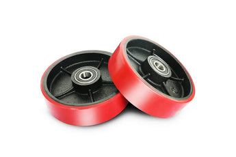 2PCS 7"x2" Wheels with 0.78" Sealed Precision Bearings for Electric Pallet Jack.