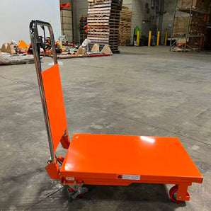 Used Scissor Lift Table 330lbs 29.1" Lifting Height with Hydraulic Pedal