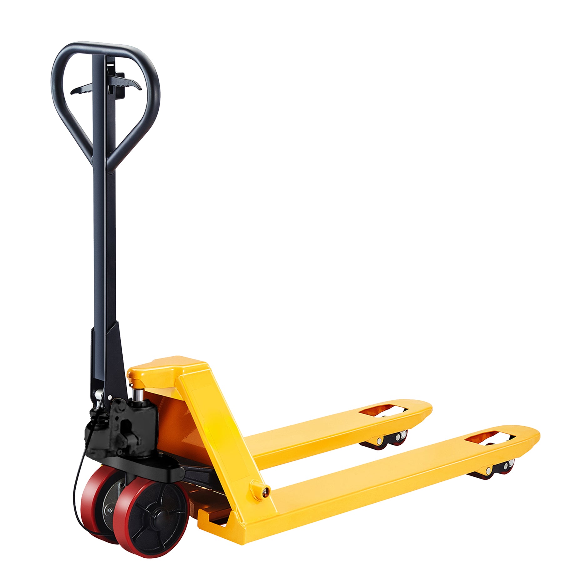 Manual Pallet Jack Truck with Brake System - 5500lbs. Cap. 48"Lx27"W Fork