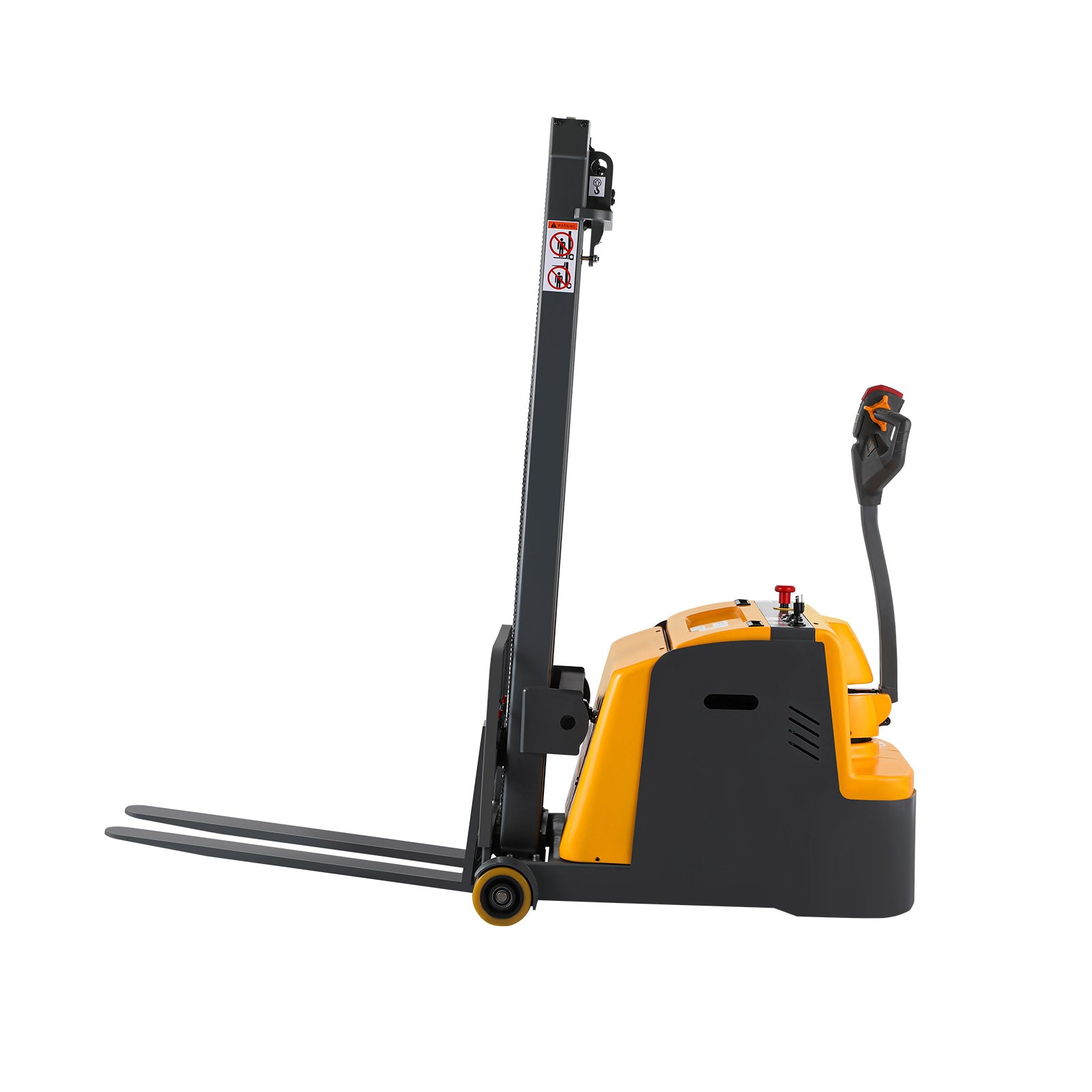 Electric Counterbalance Stacker – 1200 lb Capacity, 118