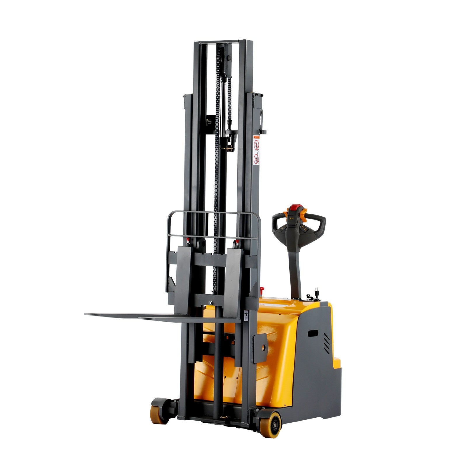 Electric Counterbalance Stacker – 1200 lb Capacity, 118