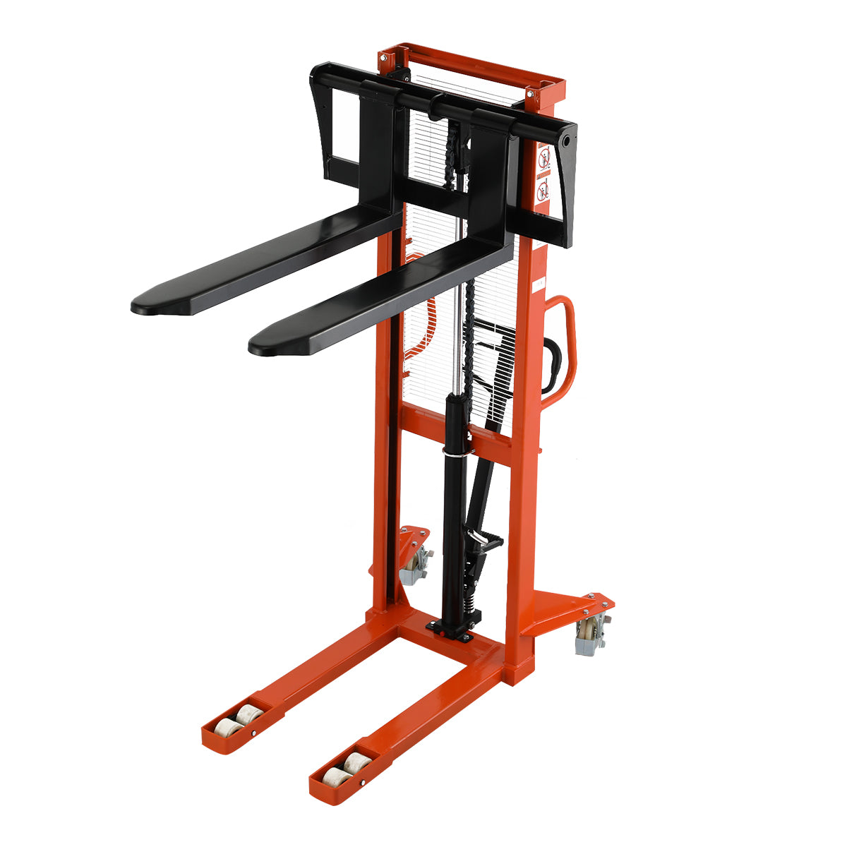 Stacker Kit. Amazon 2200 lbs Manual Pallet Stacker – Adjustable Forks – Fixed Legs – 63