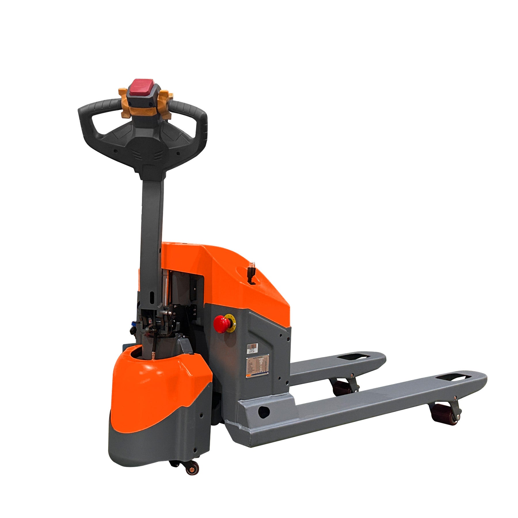 Electric Pallet Jack 3300-4400 lb Capacity with 48"L x 27"W Forks Gel Battery Powered