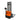 2640lbs Full Electric Straddle Stacker, 118" Lift Height, Adjustable Legs & Forks, T-3042
