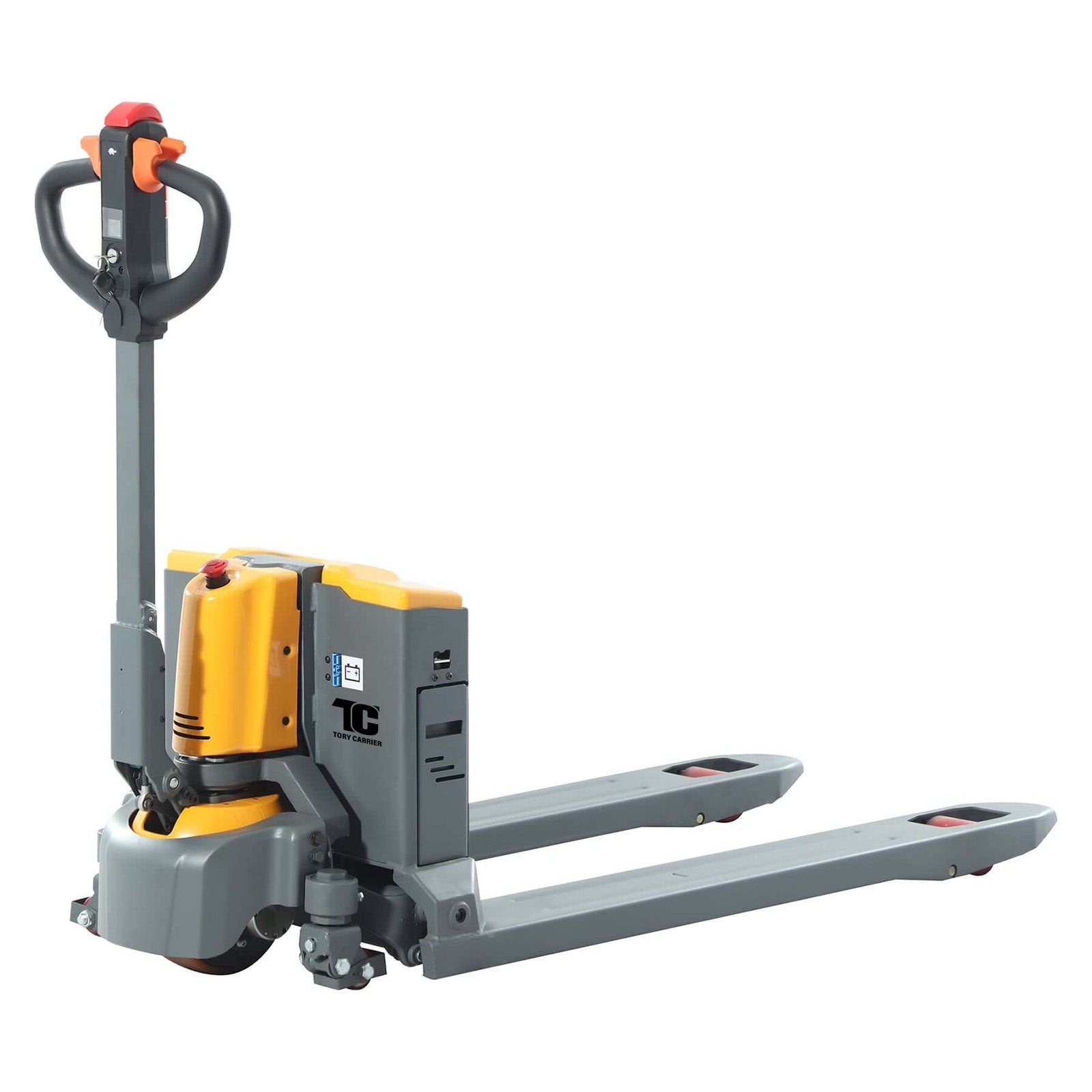 Electric Pallet Jack 4400 lb Capacity with 48" x 27" Forks Lightweight Lithium Design, A-103801