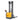 Battery Powered Full Electric Forklift Walkie Stacker, 3,300 lbs Load, 177-220 in Lift Height