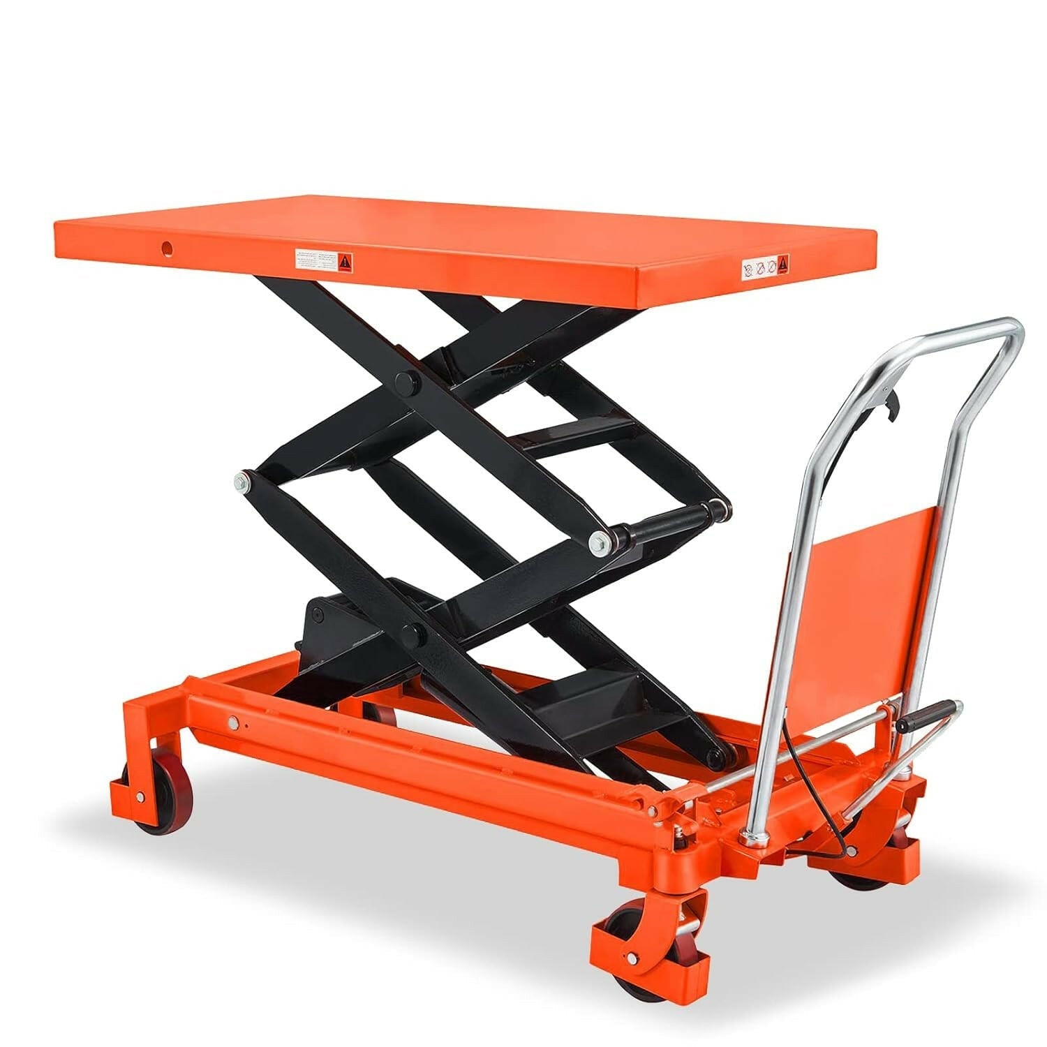 Double Scissors Lift Table Cart 1760lbs. 59" Lifting Height - Tory Carrier T - 2010