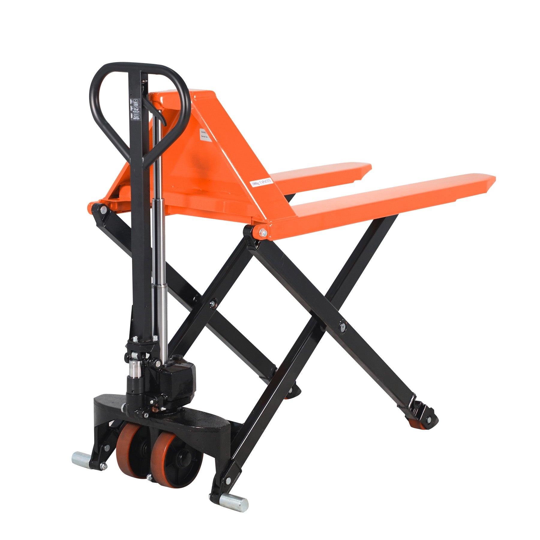 Lifting Pallet Jack Truck Lifter 2200lbs. 31.5" Lifting Height 45*27 - Tory Carrier T-1015
